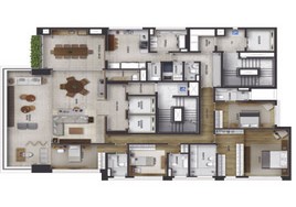 Planta Tipo - 303m²